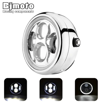 

CafeRacer Motor 16cm 6.5" LED Headlight Head Lamp light Bulb for Yamaha Kawasaki Honda Suzuki Harley Sportster Bobber Head Light