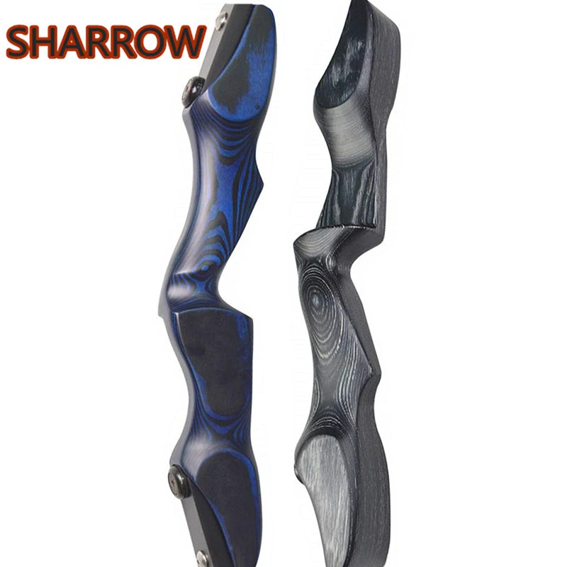 

17" Wooden ILF Bow Riser TakeDown Recurve Longbow Wooden Handle Left Right Hand Outdoor Shooting Training Archery Accessories