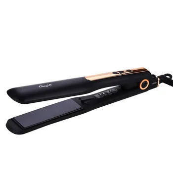 

Ceramic Hair Straightener 2 In 1 Hair Curler LCD Display Straightening Iron Curling Flat Iron Temperature Adjusted Hair Iron