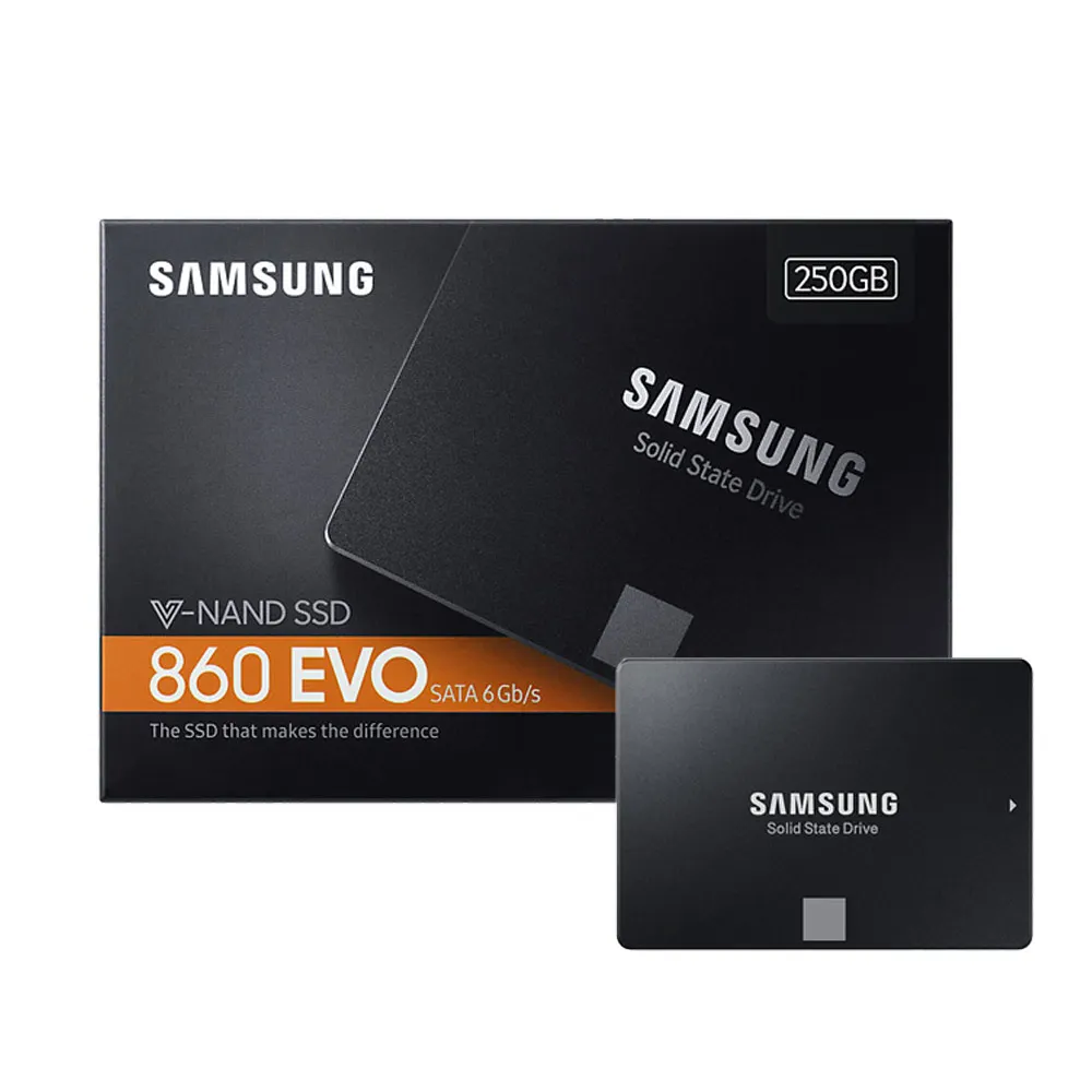 SAMSUNG Внутренний твердотельный диск 860 EVO 250 ГБ 500 ГБ ноутбуков настольных ПК HDD жесткий диск SATA3 2,5 дюймов SSD MLC Дискотека Дуро для ноутбука компьютера 240 гб ссд жесткий диск для компьютера для ноутбука