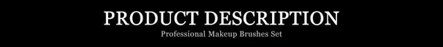 ROSALIND 20Pcs Professional Makeup Brushes Set Powder Foundation Eyeshadow Make Up Brushes Cosmetics Soft Synthetic Hair -