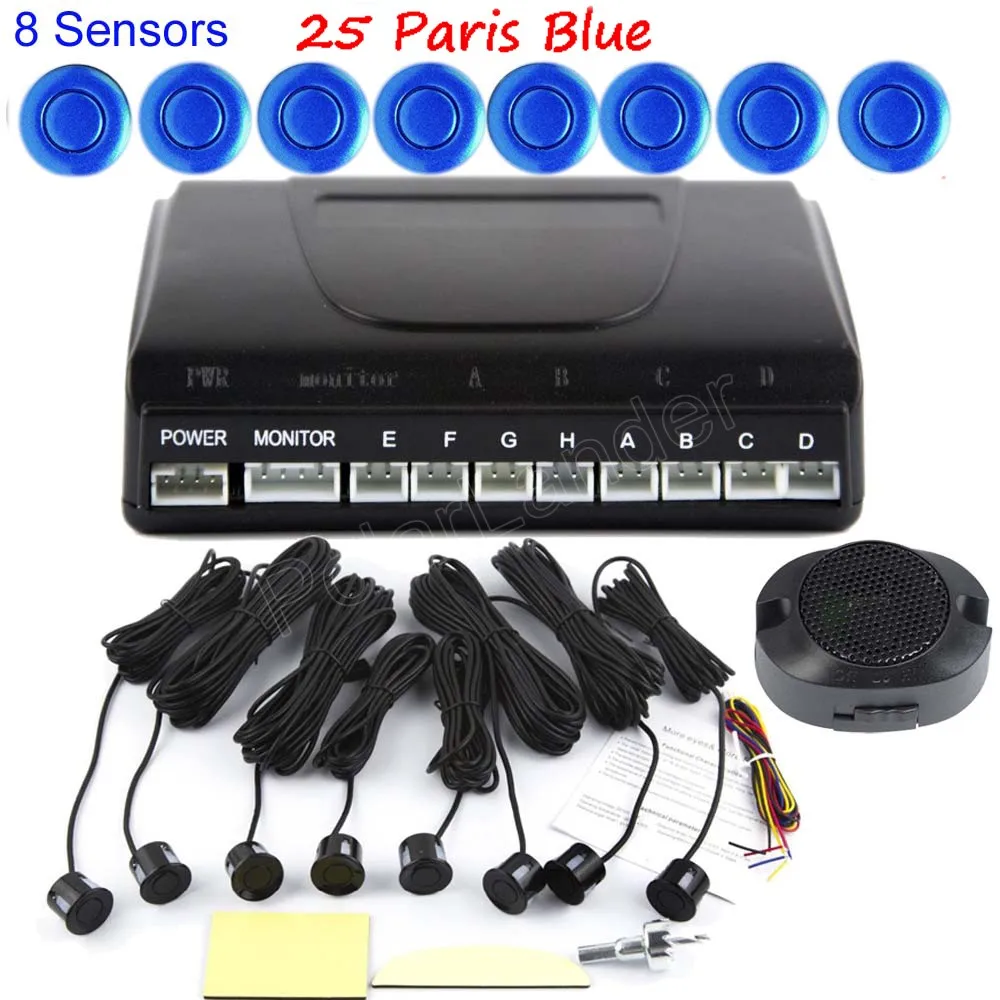 factory price Car Parking sensor 844 colors for option sensors Buzzer Backup Radar Detector System Reverse Sound Alert | Автомобили и