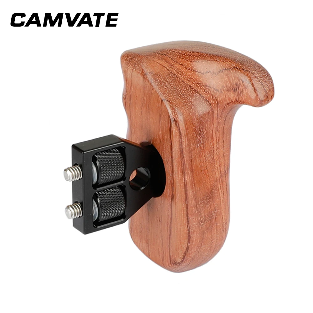 Деревянная ручка CAMVATE (правая рука) для камеры DSLR клетка (бразильское дерево)