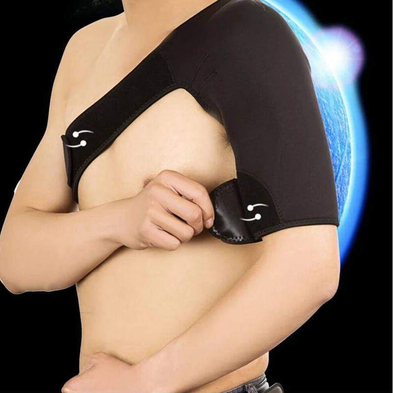 

Basketball Badminton Tennis Left/Right Shoulder Bandage Protector Brace Joint Pain Injury Shoulder Support Strap Training