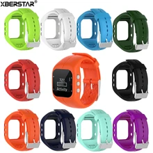 Браслет из силиконового каучука наручный ремешок из искусственной кожи для Полар-флиса A300 спортивные ремешки наручных часов Фитнес и фитнес-трекер умные часы, новинка