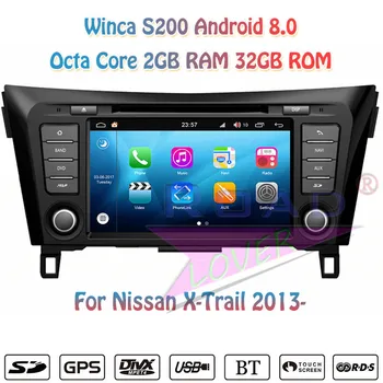 

Winca S200 Android 8.0 Car DVD Radio Player For Nissan Qashaqi 2012-2014 Stereo GPS Navigation Auromagnitol Two Din Media Center