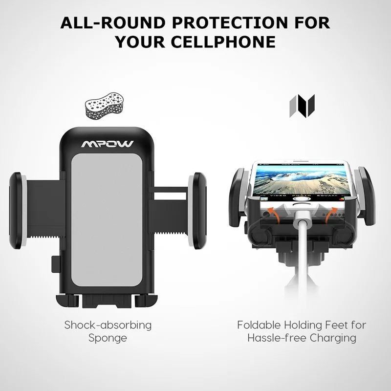 Universal Car Bracket Cell Phone GPS Holder for Car Windshield Long Arm Car Mobile Holder Mount 4-6inch Anti-skid Base           (6)