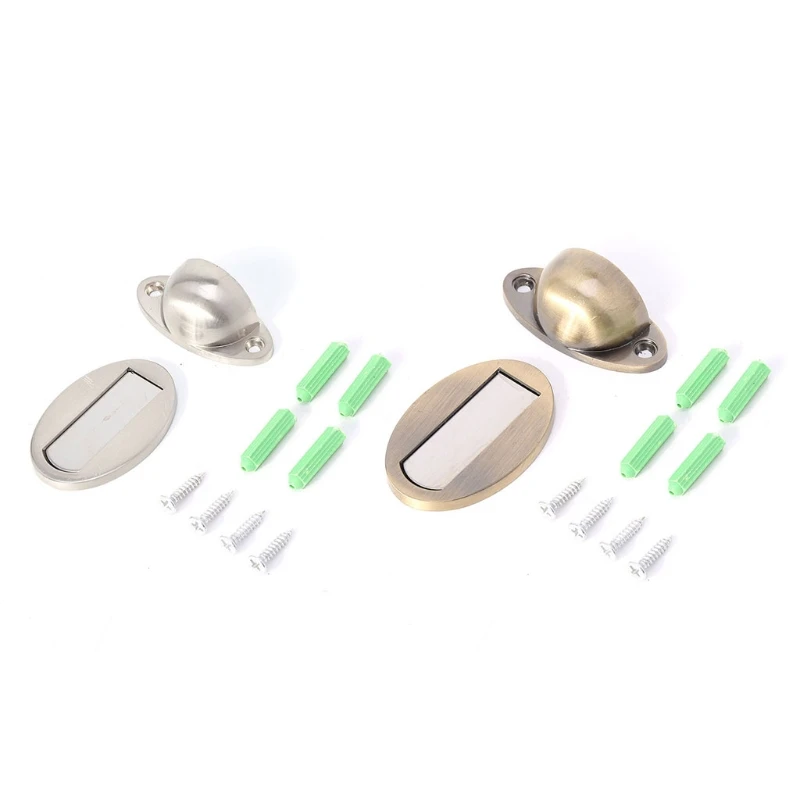 

Magnetic Door Holder Stopper Hidden Invisible Doorstop Wall Mounted Safety Catch -B119