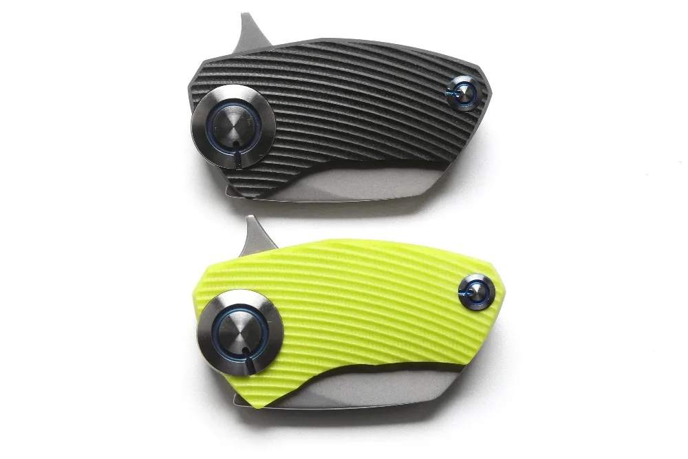 Тактический складной нож DICORIA Parrot SiDis Flipper клинок 9Cr18MoV рукоятка из титана G10