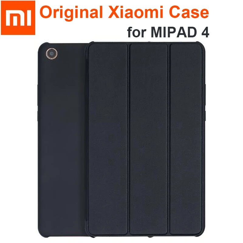 

Original Xiaomi MiPad 4 Plus Case Cover PU Leather Smart Tablet Stand Holder Xiaomi MI Pad 4 Pad4 4plus 8" Glass Protector Film