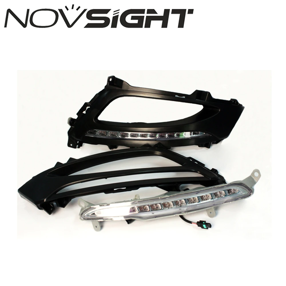 

NOVSIGHT Car LED Daytime Running Lights DRL Fog Lamps Cover for Kia Optima K5 2011 2012 2013 D20