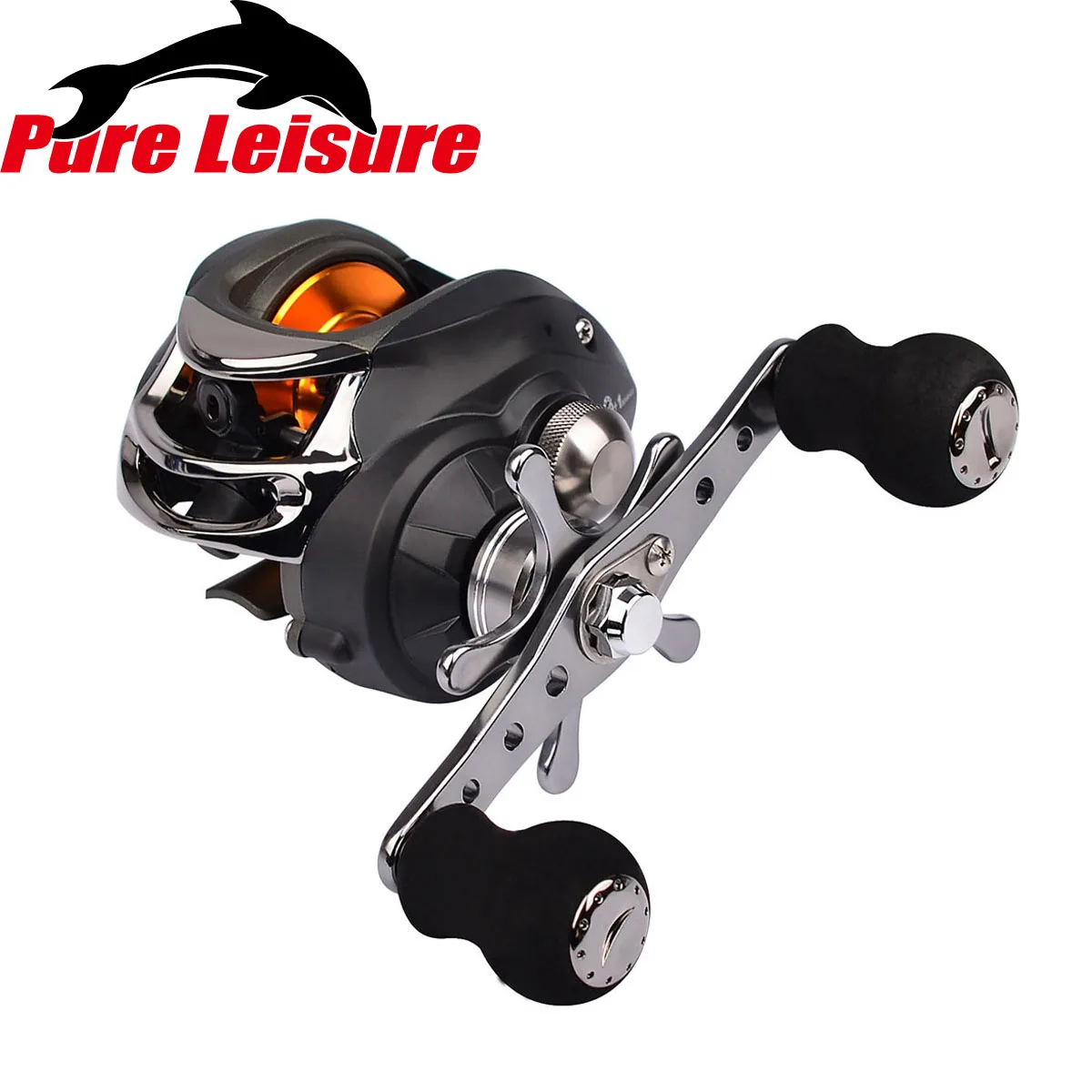 

PureLeisure Ice Fishing Reels 10 Axis Drop Wheel 6.3:1 River Lake Fishing Reel Fish Gear 9+1BB Lure Fishing Reel Left /Right