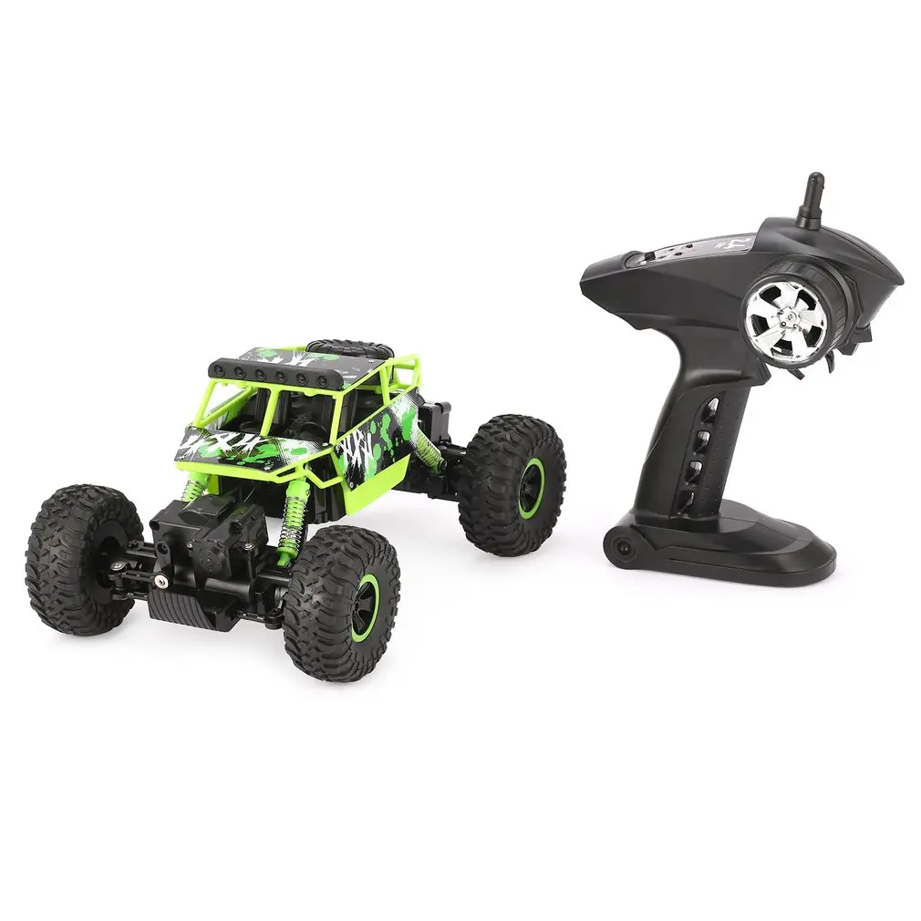 

Hot! RC Car YY300 2.4GHz 1/18 Scale 20km/h Double Motors 4WD Bigfoot Rock Crawler Climbing RC Car Off-Road Vehicle Toy for Kids