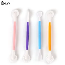 BXLYY новые инструменты для выпечки 4 шт./компл. из Цветной Фондант резьба Ножи украшения торта инструменты вечерние поставляет выпечки Tray.8z