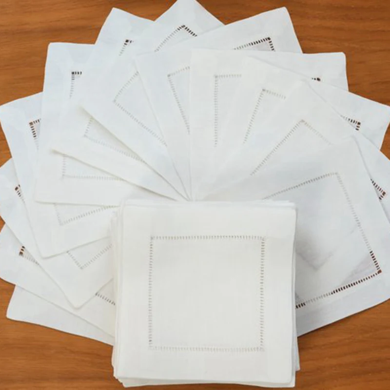 White cotton 20x20CM