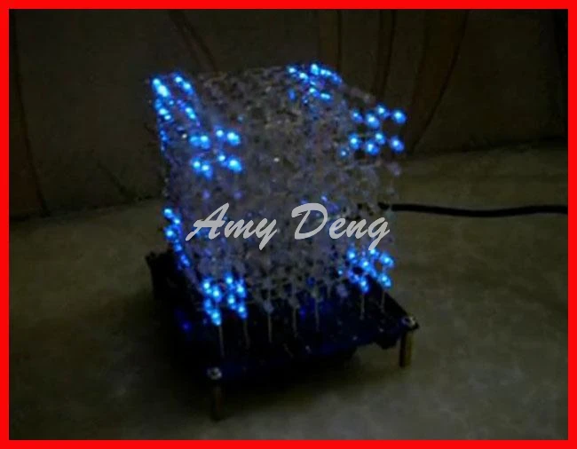 Набор 3D8 Light Cube DIY Kit (573 + 2803 5a60s2) 8*8*8 наборы световых кубиков Отправка данных|kit diy|kit