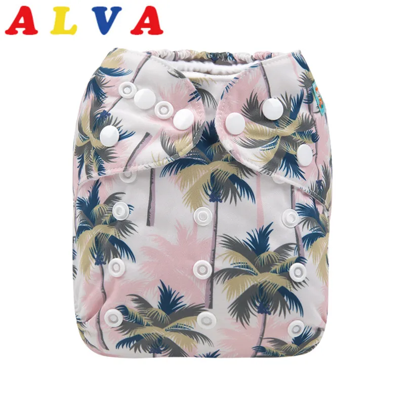 Новое поступление! Тканевые подгузники Alvababy Детские Многоразовые Современные