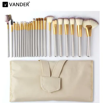 

Vander Pro 24pcs Makeup Brushes Set Powder Foundation Eyeshadow Make Up Brushes Cosmetics Soft Synthetic Hair pincel maquiagem
