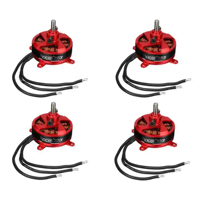 4 шт. Racerstar BR2304 1850KV 2-3S бесщеточный двигатель для радиоуправляемой модели самолета Радиоуправляемый Дрон Радиоуправляемый Мотор Запчасти Аксессуары