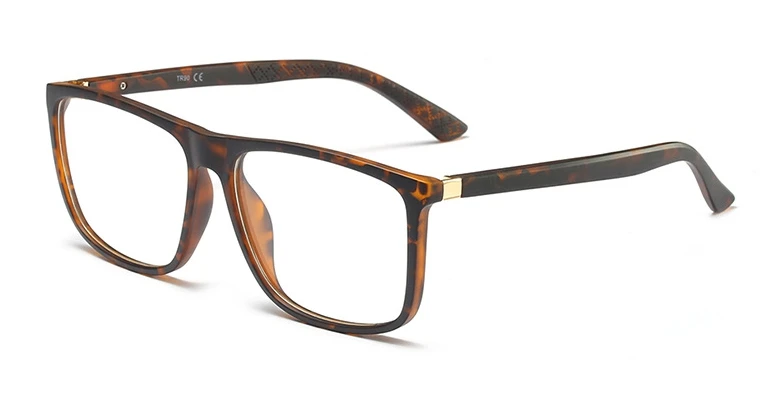 TR90 Простые ретро квадратные оправы для очков для мужчин и женщин Оптические модные компьютерные очки 45850