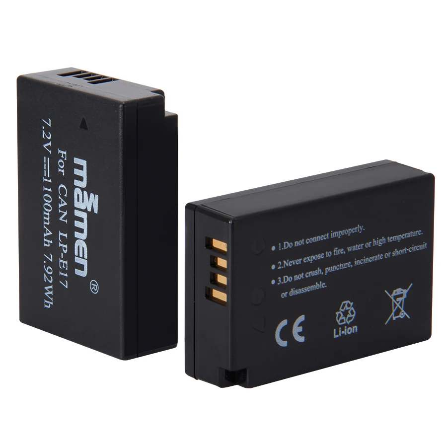 Günstig Mamen 2 stücke LP E17 LPE17 LP E17 Digital Akku + USB LCD Dual Ladegerät für Canon EOS M3 M5 m6 Kuss X8i 750D 760D T6i T6s 800D