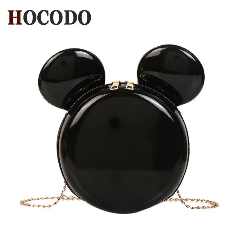 

HOCODO Cute Women Messenger Bags Quality PU Leather Small Round Bag Korean Version Of The Personality Wild Girl Shoulder Bag Sac