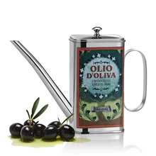 Кухня Европейский квадратный резервуар для масла уксус, соевый соус бутылка из нержавеющей стали сосуд для масла квадратный герметичный масляный Cruets Misters