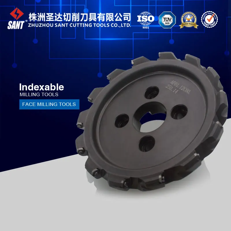 

Applicable inserts FMA01-250-C60-SE12-14 indexable milling tools face milling cutter AF01.12C60.250.14