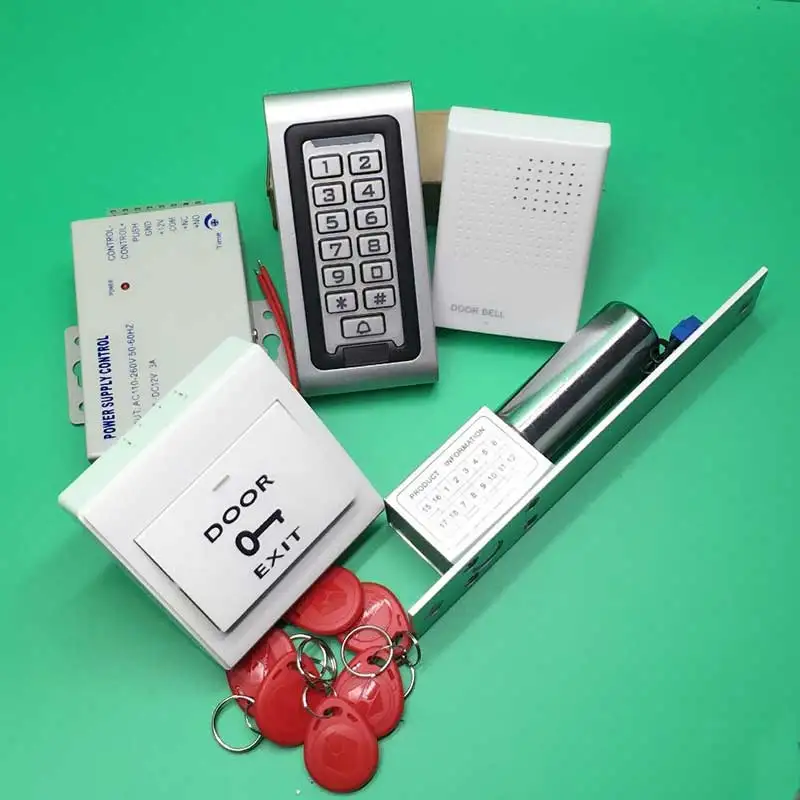 Door Access Control Controller Waterproof IP68 Metal Case RFID Reader Keypad with Low Temperature electric bolt Lock Door Access Control Controller Waterproof IP68 Metal Case RFID Reader Keypad with Low Temperature electric bolt Lock
