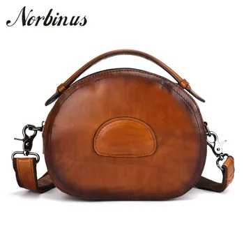 

Norbinus Women Genuine Leather Handbag Real Skin Shoulder Bags Female Luxury Designer Messenger Crossbody Bag Brand Ladies Tote
