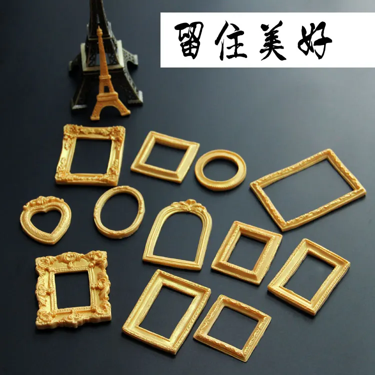 

Luyou DIY mirror/picture frame modelling 3D silicone mold cake decoration mold fondant mold FM1092
