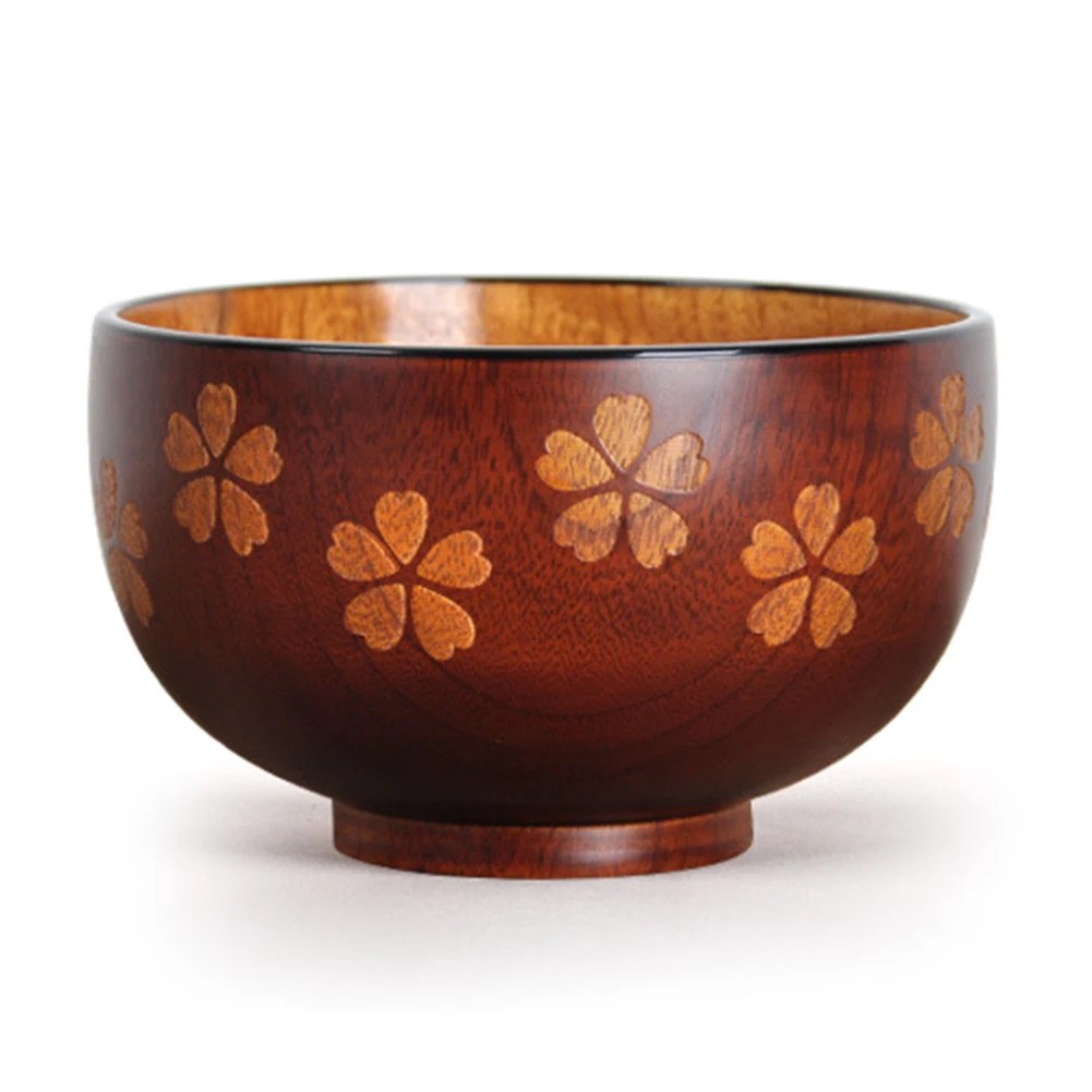 Инновационная Экологически чистая деревянная чаша Сакура чаша в форме листа пара Jujube деревянная чаша деревянная посуда