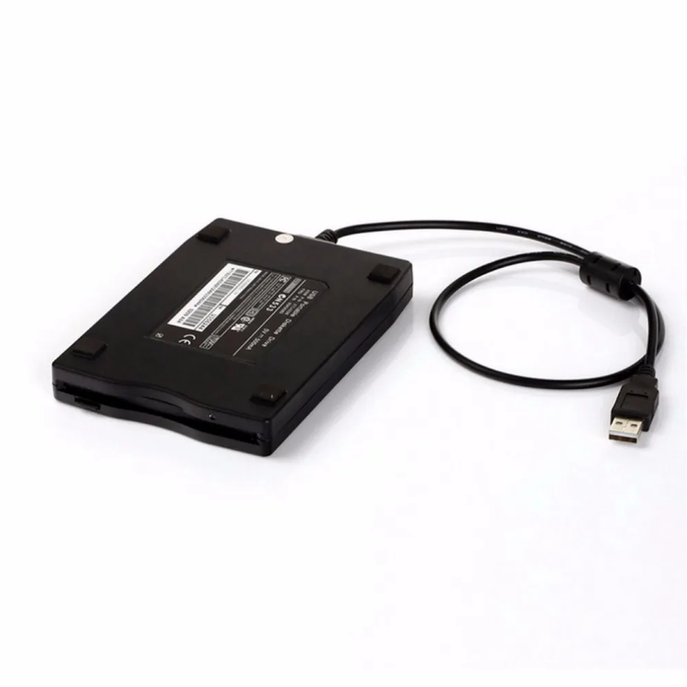 3.5 بوصة 1.44 MB FDD الأسود USB المحمولة الخارجية واجهة الأقراص المرنة FDD الخارجية USB قرص مرن لأجهزة الكمبيوتر المحمول