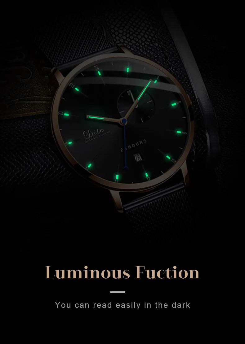 Черные наручные часы Мужские часы Бизнес Мода Новые наручные часы из нержавеющей стали Мужские кварцевые часы для мужчин часы час