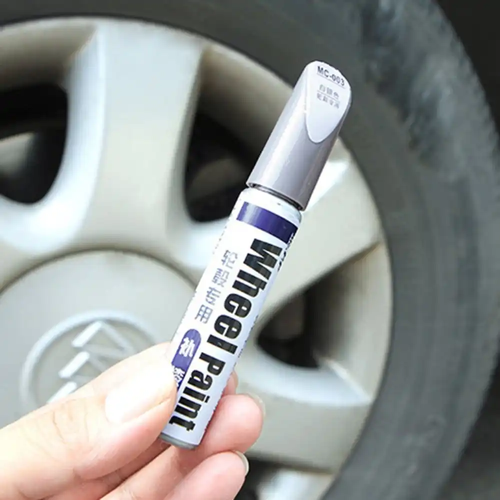 Roda De Carro Scratch Repair Touch Up Caneta Liga De Alumínio Branco Prata Toque Acima Pintura Roda Remodelado Auto Pintura Roda Caneta Molduras De Estilo Aliexpress