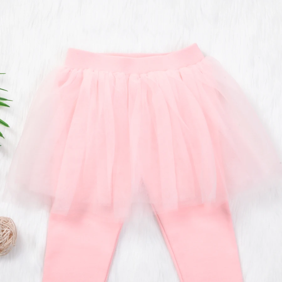 Кружевная юбка-пачка для маленьких девочек, штаны, юбка-брюки, леггинсы, одежда