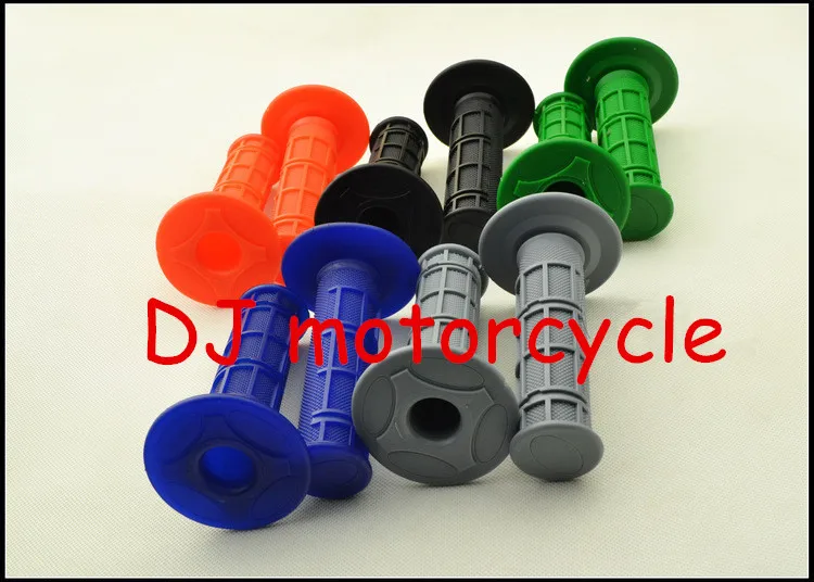 Wholesale 7/8'' soft handle grips for honda motorcycle Colorful motocross rubber hand grips Off
