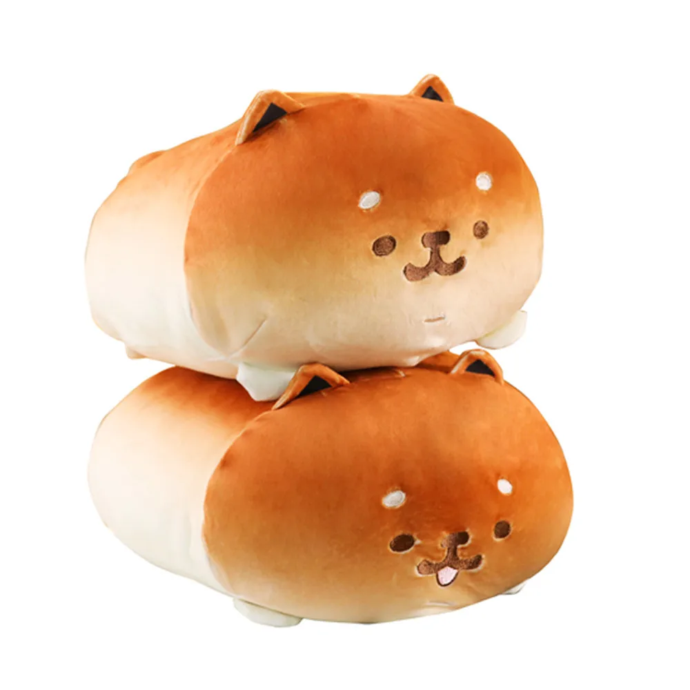 35CM bread Dog Plush Toy Stuffed Soft Animal Cartoon Pillow