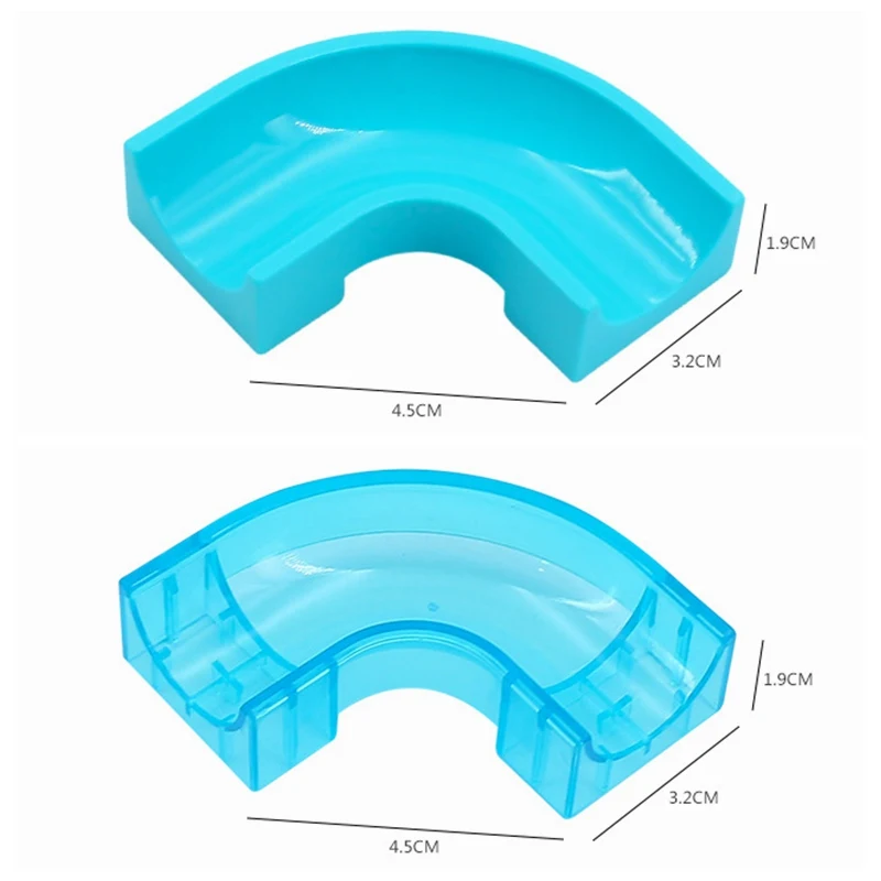 

Legoing Slide Bricks Curve Track Style Big Size MOC Single Sale Building Blocks Toys for Children Compatible Duplo Gifts