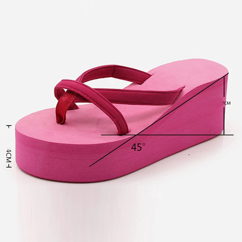 Oeak/женские сандалии на высоком каблуке Zapatillas mujer обувь высокой танкетке модные