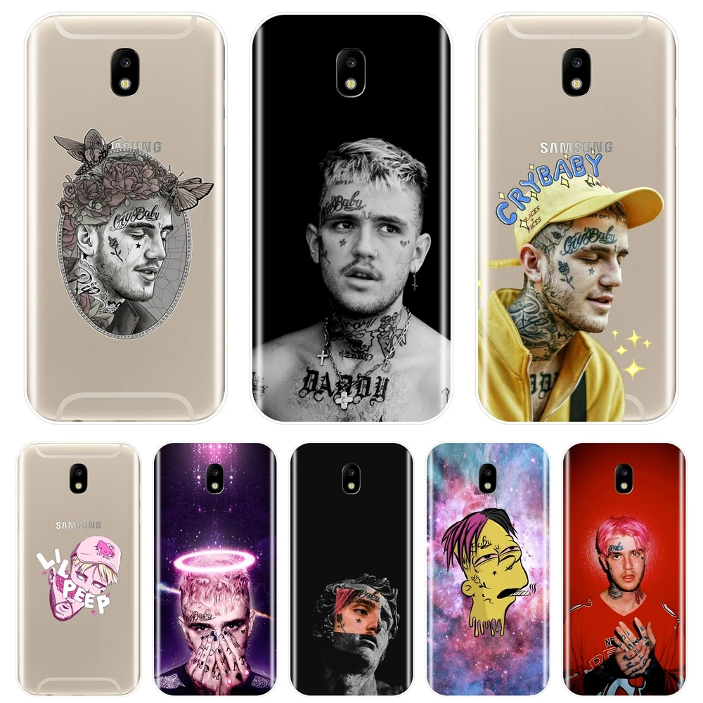 Задняя крышка Hip Lil Peep для Samsung Galaxy J3 J5 J7 2015 2016 2017 J2 Prime J4 J6 J8 Plus 2018 мягкий силиконовый