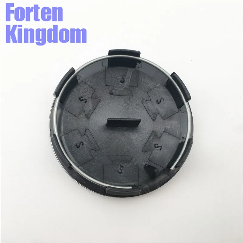 Forten Kingdom 4 шт. 63 мм 2," ABS алюминий черный автомобиль на заказ ступицы колеса крышки центра 5QW99TRMAA