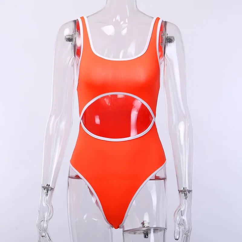 2019 New Women Bobysuits Overalls Solid Sexy Hollow Out Perspective Skinny Orange Bobysuits Summer Beachwear Holiday Jumpsuit 2019 New Women Bobysuits Overalls Solid Sexy Hollow Out Perspective Skinny Orange Bobysuits Summer Beachwear Holiday Jumpsuit