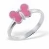 Solid Rock Jewelry 84175 Ring-Butterfly With Epoxy Colour With Epoxy-Style 925-Sterling Silver Size 5 (1)