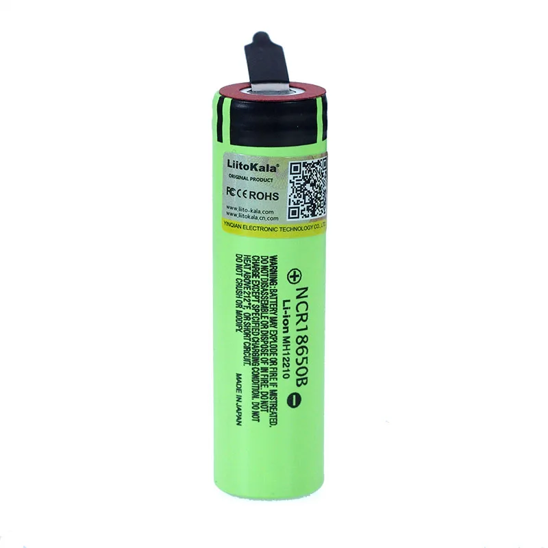 Liitokala NCR18650B 3,7 v 3400 mah 18650 литиевая аккумуляторная батарея сварочные никелевые листовые батареи