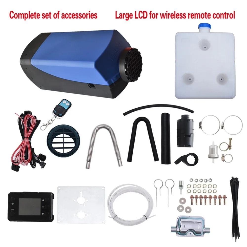 

12V 5000W Car Heater Air Diesel Parking Heater With Remote Control LCD For Car Motorhome Trailer Truck Boat Parking Heating