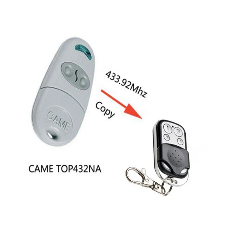 

Garage Electric Garage Door Remote Control Key For CAME TOP 432NA 433,92MHz Copy Cloning Duplicator Remote Control