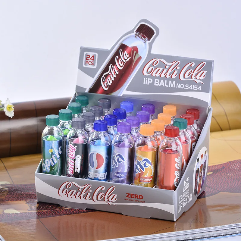 Bonito Lábio Bálsamo Beleza Lipbalm Mosit Batom Garrafa Nutritivo Lábios Cuidados Maquiagem 6 Cores Disponíveis Agradáveis Presentes Dropship 24 Pçs