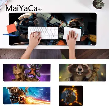 

MaiYaCa Your Own Mats Groot Rocket Raccoon Comfort Mouse Mat Gaming Mousepad Durable Rubber Mouse Mat Pad