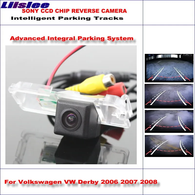 

Liislee Rear Camera For Volkswagen VW Derby 2006~2008 Intelligent Parking Tracks Backup Reverse Dynamic Guidance Tragectory